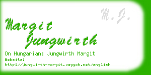 margit jungwirth business card